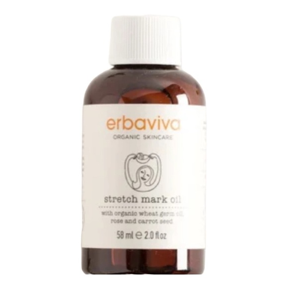 $9❤️‍🔥 ONLY 1! Erbaviva Organic Stretch Mark Oil Travel Size 🌼 NEW - Picture 1 of 3